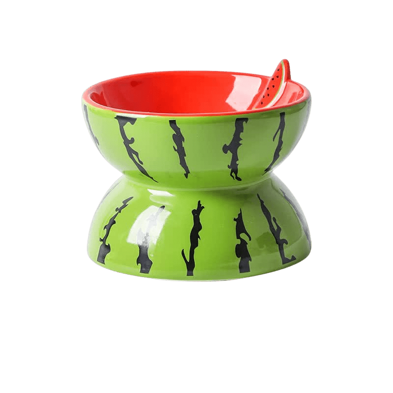 Gamelle surélevée en Céramique – Motif Pastèque