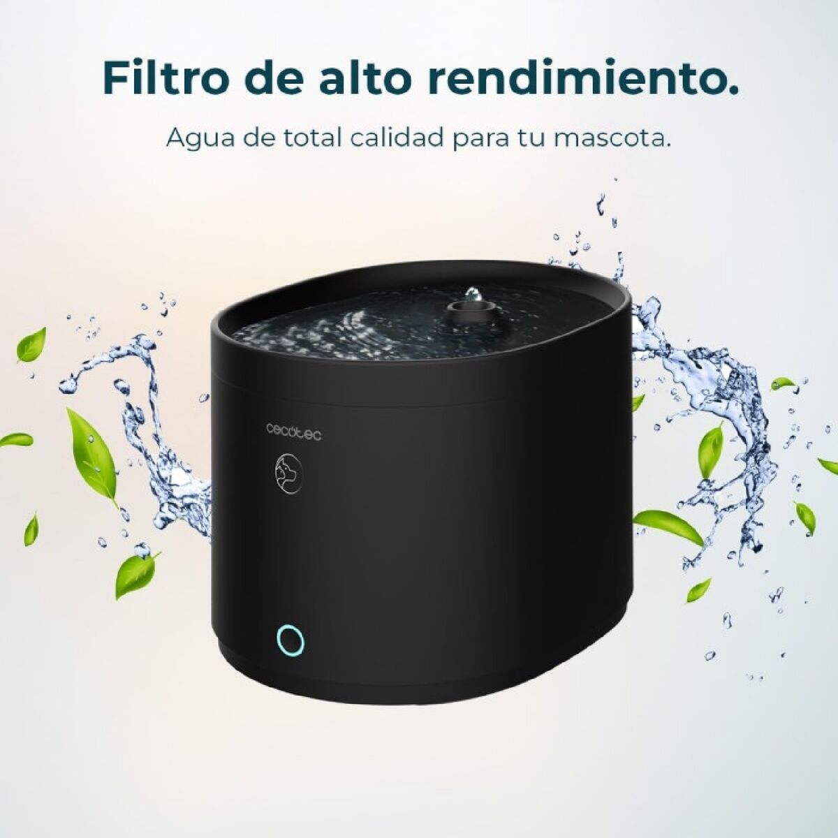 Fontaine à Eau Connectée pour Animaux – Cecotec 2,5 L