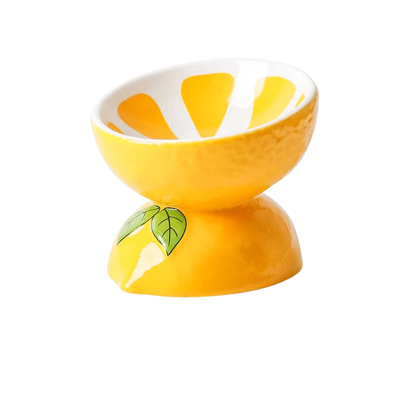 Gamelle surélevée en Céramique – Motif Citron
